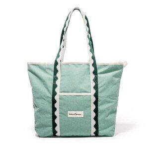 business & pleasure co. Beach Bag in Rivie Green Womens Beach Tote Shopper